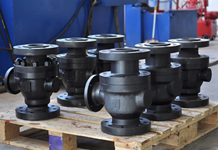 Main performance specifications for forged steel ball valves