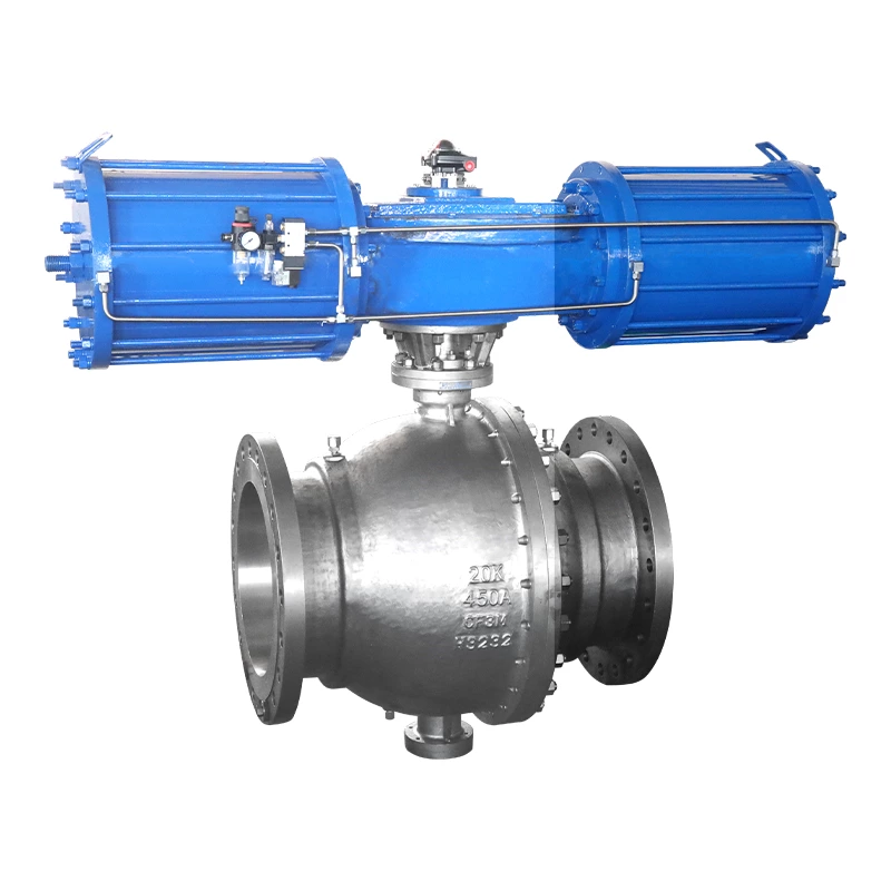 Cast Steel Trunnion Ball Valve